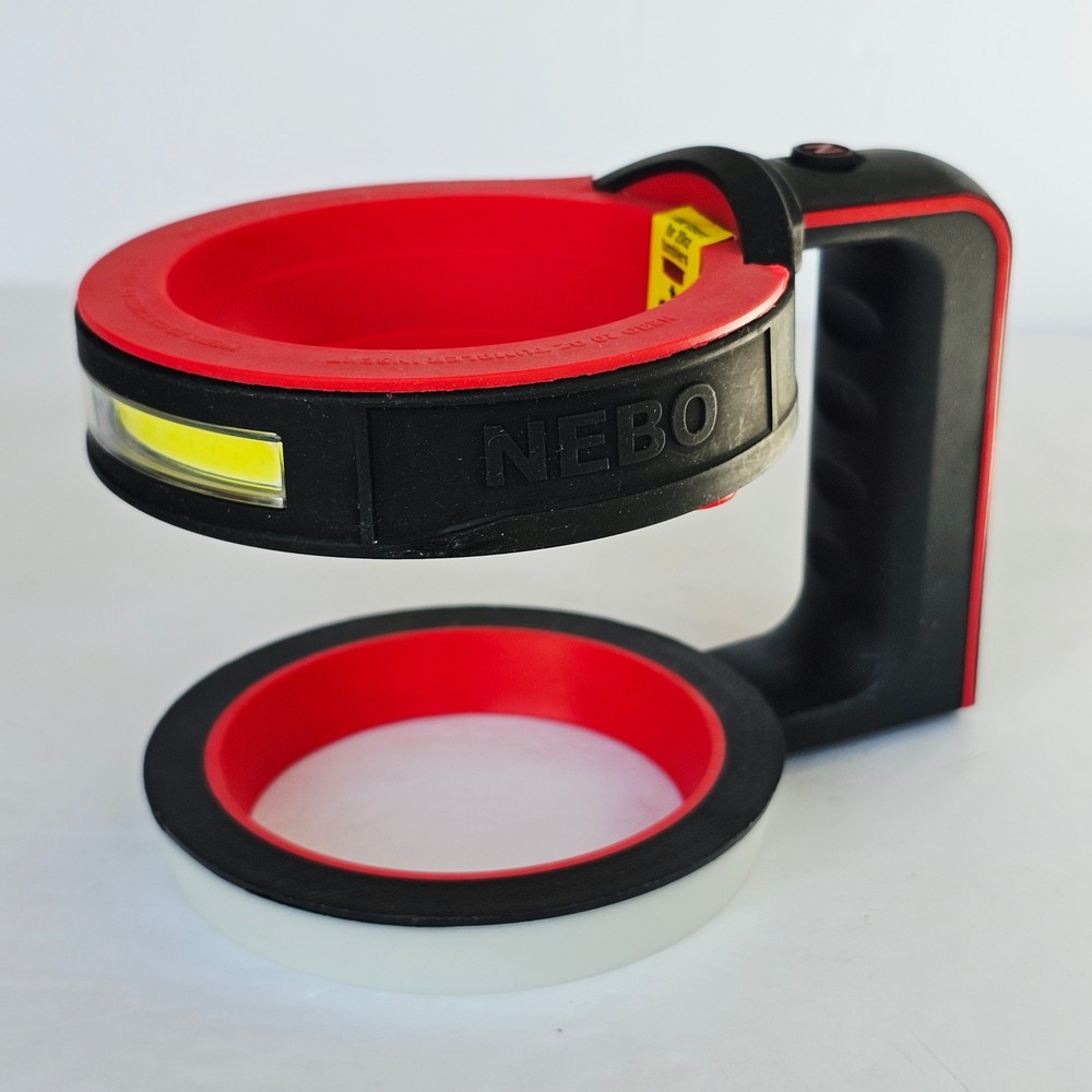 NEBO Glow Tumbler Handle LED Light Black Red 20oz 30oz Cup Accessory 2498